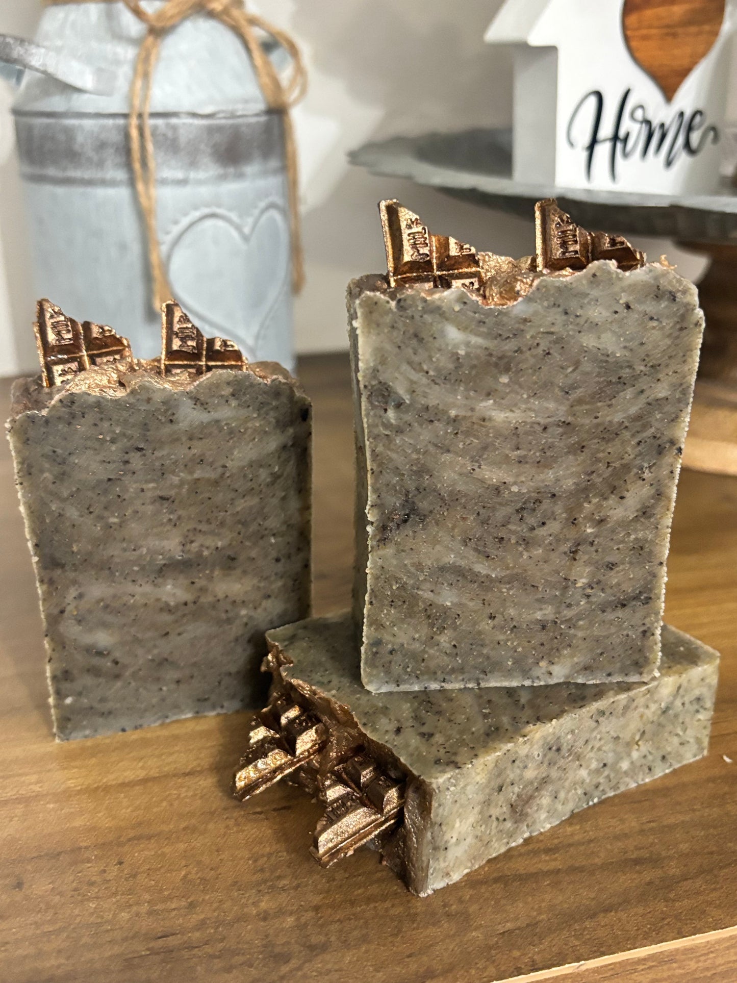 Coffee, chocolate bar, Hot process soap, ￼￼
