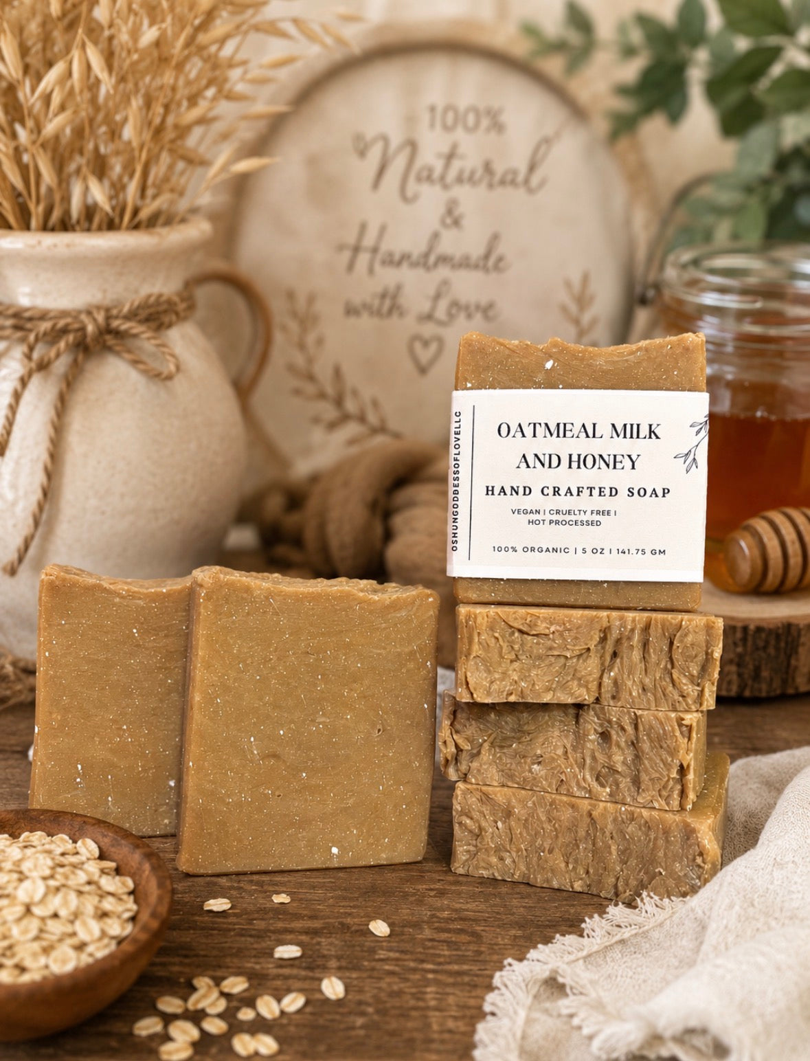 Oatmeal Milk & Honey Goat’s Milk Soap