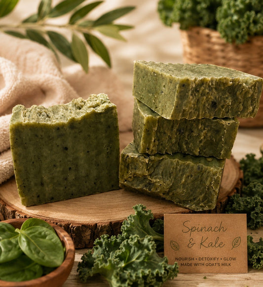 Spinach and Kale Soap