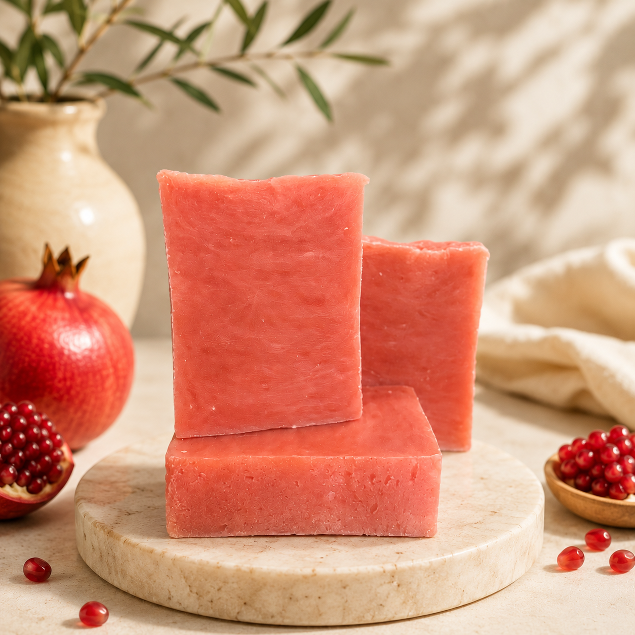 Pomegranate Hot Process Soap