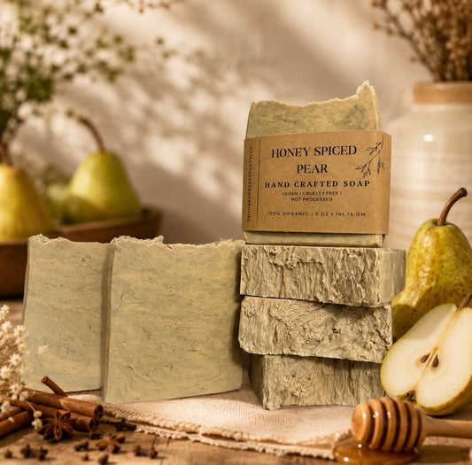 🍯🍐 Honey Spice Pear Goat Milk Soap 🍐🍯