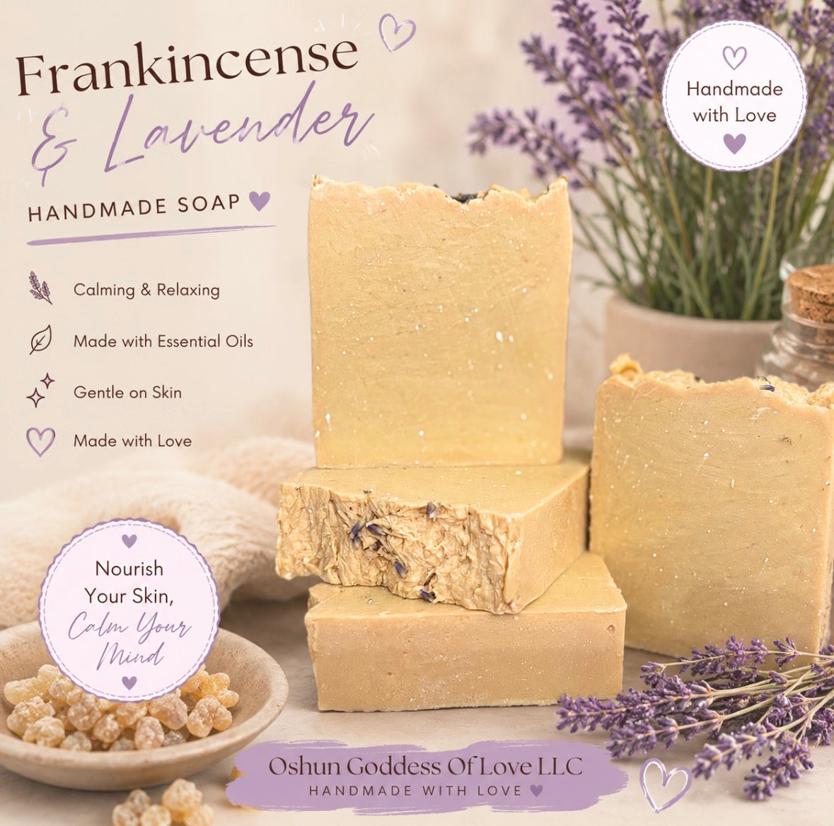Frankincense & Lavender Soap